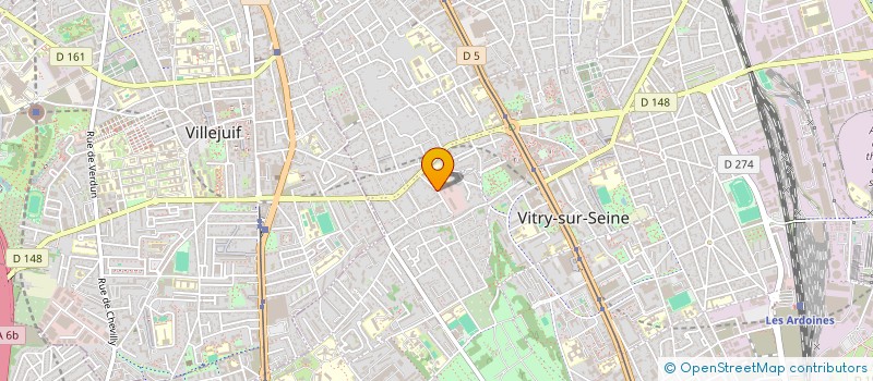 localisation de l'entreprise FINSI à VITRY-SUR-SEINE