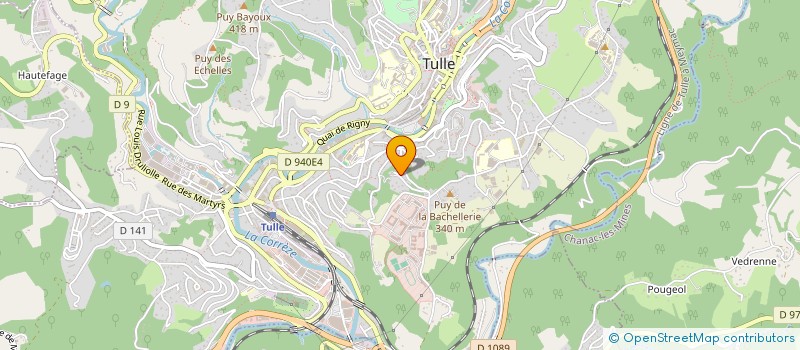 localisation de l'entreprise FINSPECTER  TULLE