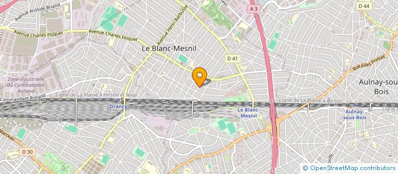 localisation de l'entreprise FINTA à LE BLANC MESNIL