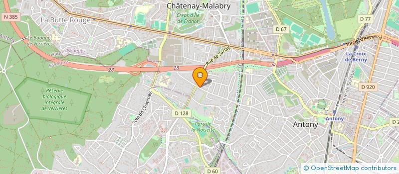 localisation de l'entreprise FINTECH IT CONSEIL à ANTONY