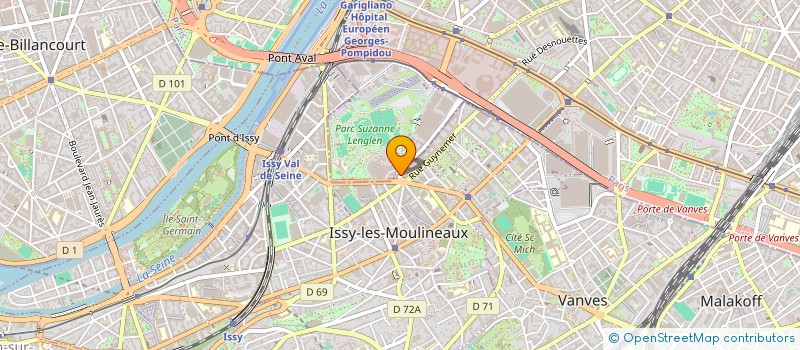 localisation de l'entreprise FINTINOS à ISSY-LES-MOULINEAUX