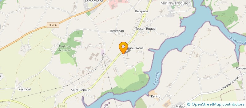 localisation de l'entreprise FINVEO  MINIHY-TREGUIER