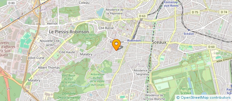 localisation de l'entreprise FINXFLOW  CHATENAY-MALABRY