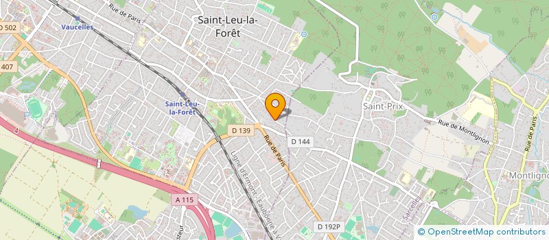 localisation de l'entreprise FINXIA  SAINT-LEU-LA-FORET