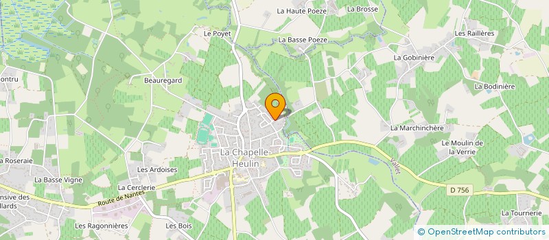 localisation de l'entreprise FINYMIL  LA CHAPELLE-HEULIN