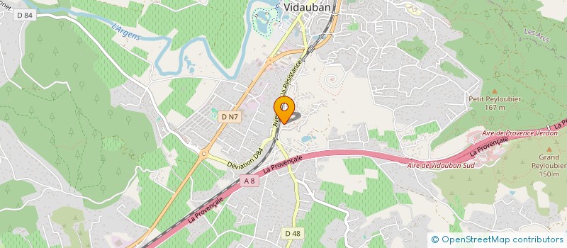 localisation de l'entreprise FINZERB à VIDAUBAN