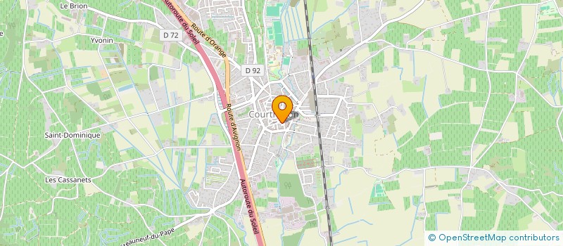 localisation de l'entreprise FIO3 IMMO  COURTHEZON