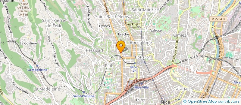 localisation de l'entreprise FIOL B à NICE