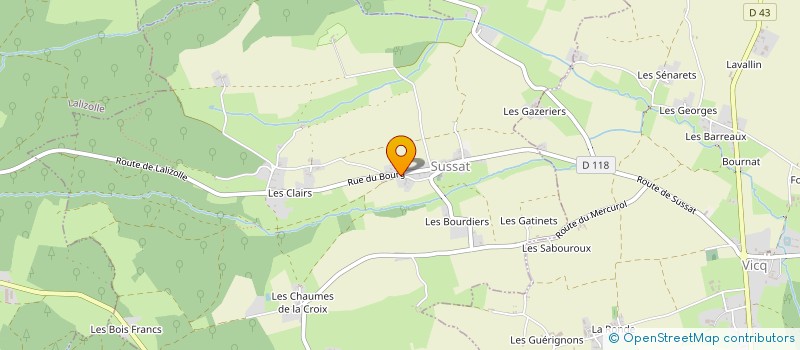 localisation de l'entreprise FIOLANT RUGBY ADAPTE à EBREUIL