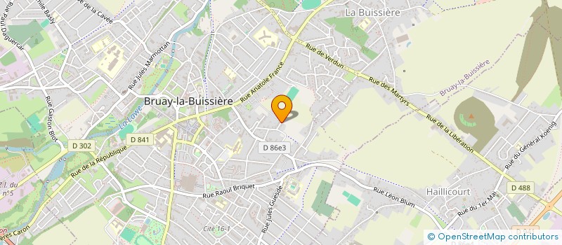 localisation de l'entreprise FIOLET PERE ET FILS à BRUAY-LA-BUISSIERE