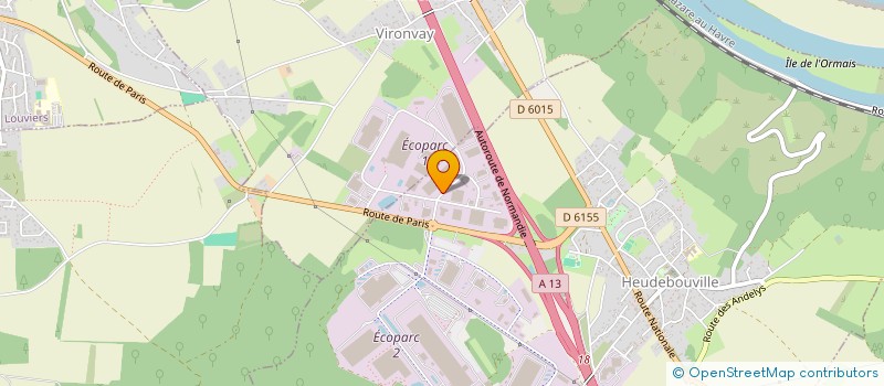 localisation de l'entreprise FIOLETOWY INVEST  HEUDEBOUVILLE