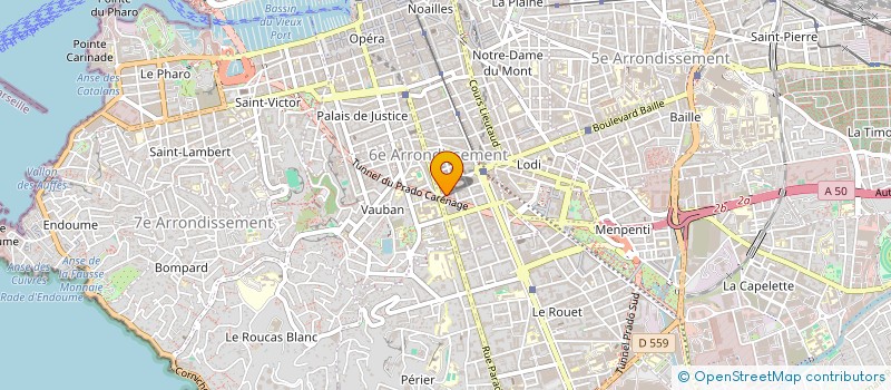 localisation de l'entreprise FIOLLE DISTRIBUTION à MARSEILLE 6EME