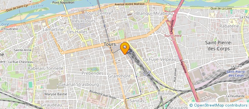 localisation de l'entreprise FION'AXE à TOURS