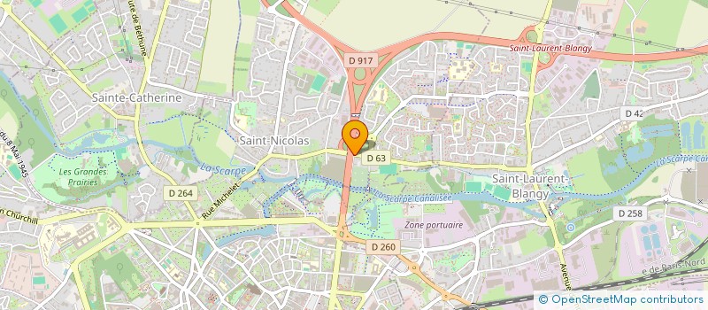 localisation de l'entreprise FIONA 5  SAINT-LAURENT-BLANGY