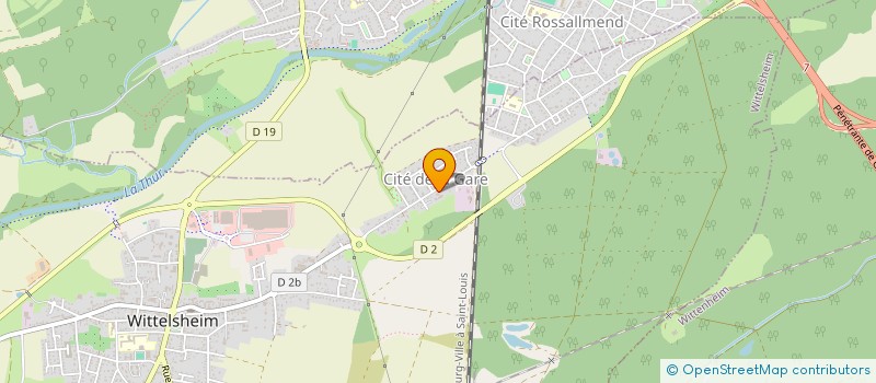 localisation de l'entreprise FIONA  WITTELSHEIM