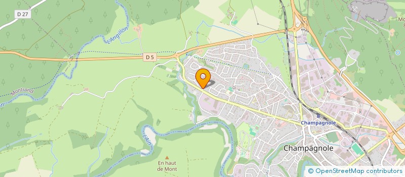 localisation de l'entreprise FIONA  CHAMPAGNOLE