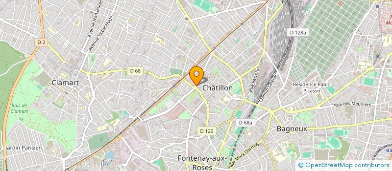 localisation de l'entreprise FIOR à CHATILLON
