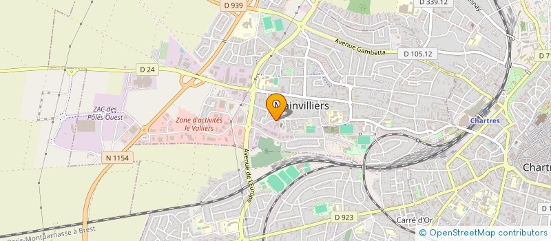 localisation de l'entreprise FIOR AUTO à MAINVILLIERS