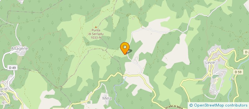 localisation de l'entreprise FIOR' D'ALIVU  LEVIE