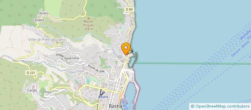 localisation de l'entreprise FIOR DI MACCHIA à BASTIA
