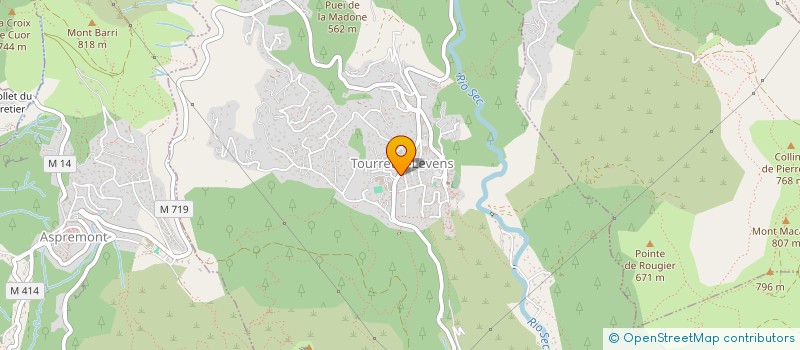 localisation de l'entreprise FIOR FLEURS à TOURRETTE-LEVENS