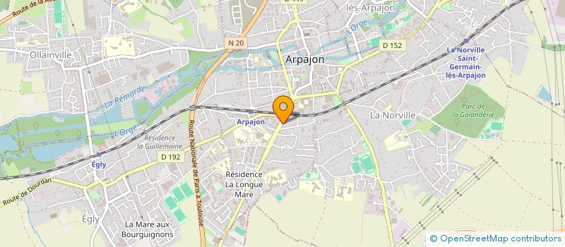 localisation de l'entreprise FIORE HOLDING  ARPAJON