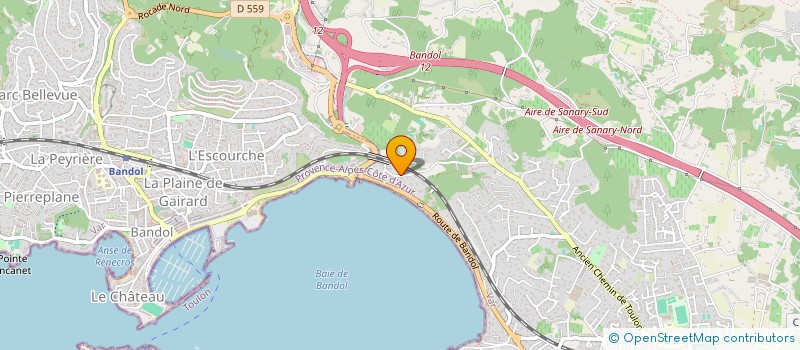 localisation de l'entreprise FIORE TARRAVELLO à SANARY-SUR-MER