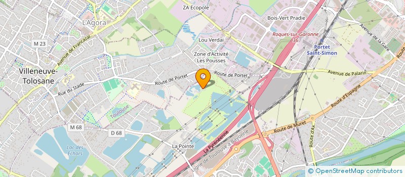 localisation de l'entreprise FIORELLA  ROQUES