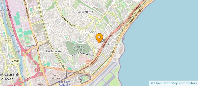 localisation de l'entreprise FIORENTINA  NICE