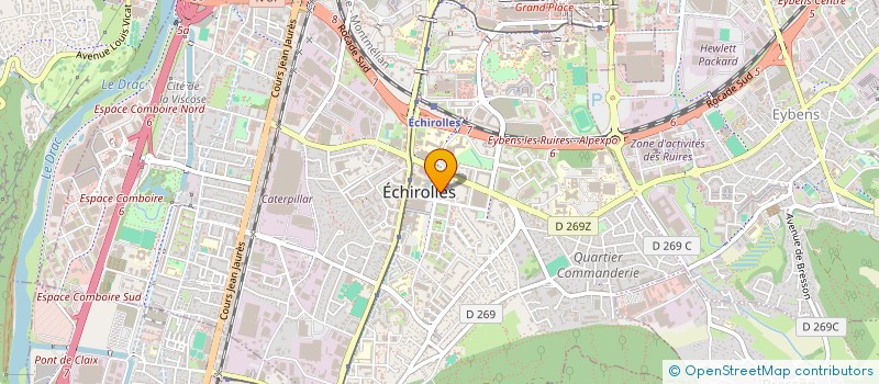 localisation de l'entreprise FIORENTINE à ECHIROLLES