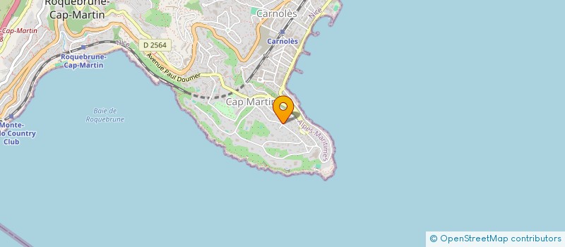 localisation de l'entreprise FIORENTINO à ROQUEBRUNE-CAP-MARTIN