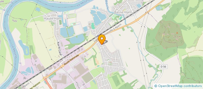 localisation de l'entreprise FIORI  BASSE-HAM