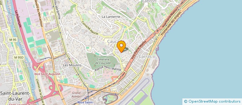 localisation de l'entreprise FIORIAZUR à NICE
