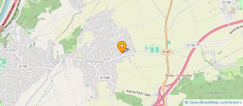 localisation de l'entreprise FIORINI à COMMUNAY