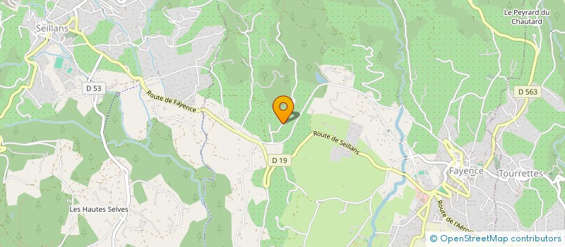 localisation de l'entreprise FIORINO  FAYENCE