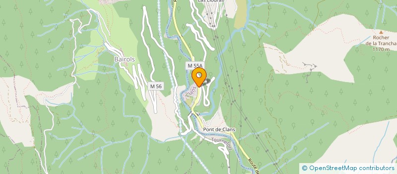 localisation de l'entreprise FIORUCCI FUNERAIRE  CLANS