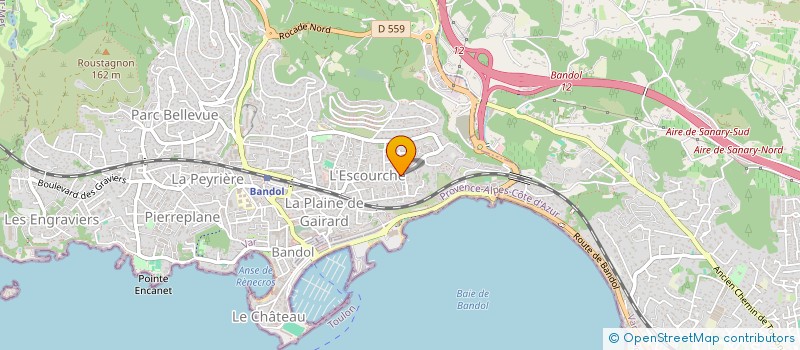 localisation de l'entreprise FIOSA  BANDOL