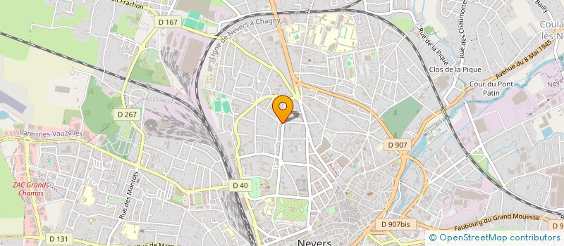 localisation de l'entreprise FIOT LE PATIO à NEVERS
