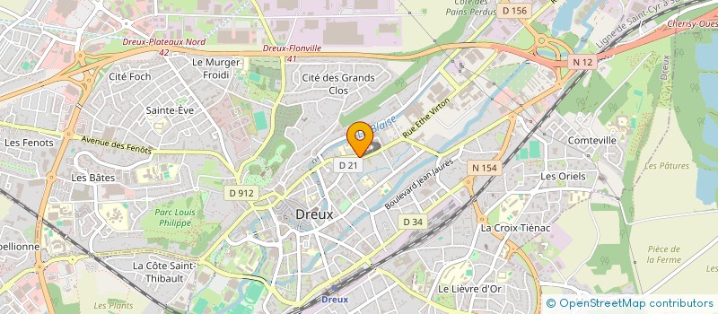 localisation de l'entreprise FIOUL DISTRIBUTION à DREUX