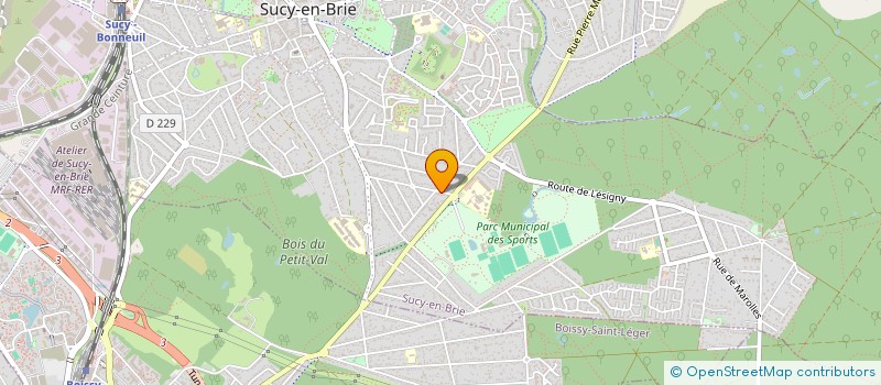 localisation de l'entreprise FIOUL ENERGY à SUCY-EN-BRIE