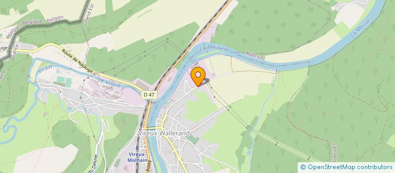 localisation de l'entreprise FIOUL SERVICE  VIREUX-WALLERAND