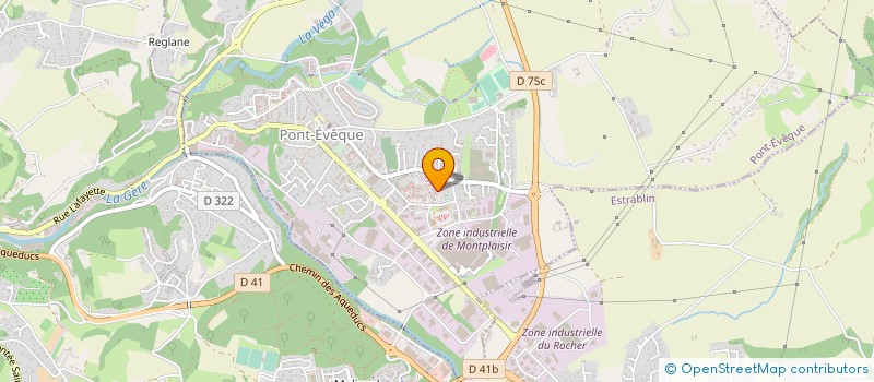 localisation de l'entreprise FIP  PONT-EVEQUE