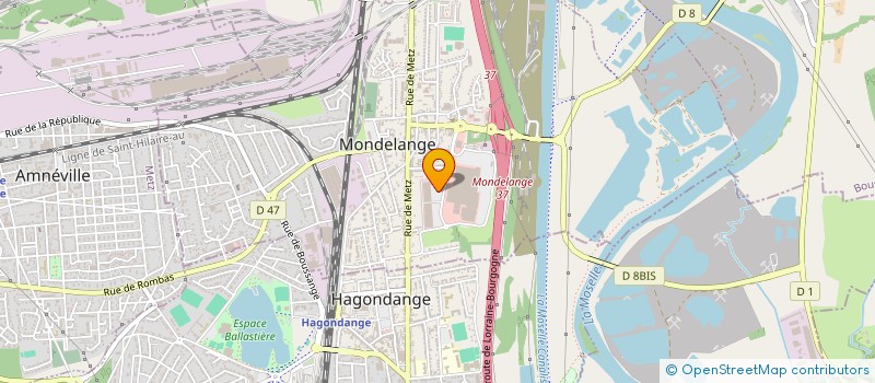 localisation de l'entreprise FIP MONDELANGE  MONDELANGE