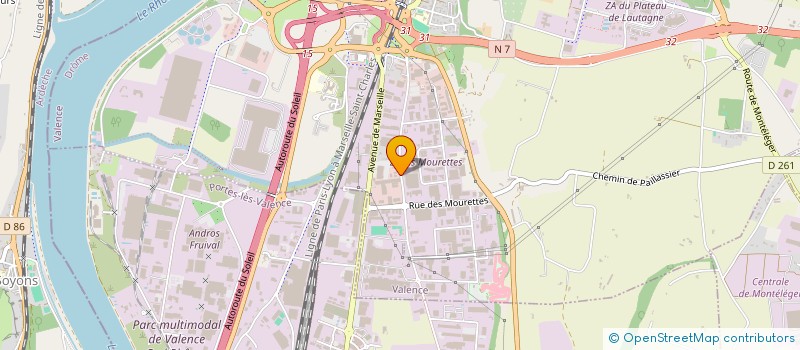 localisation de l'entreprise FIPA AUTO à VALENCE