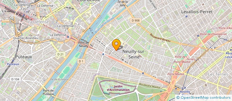 localisation de l'entreprise FIPAC FINAN INVEST PARTI CONSE à NEUILLY-SUR-SEINE