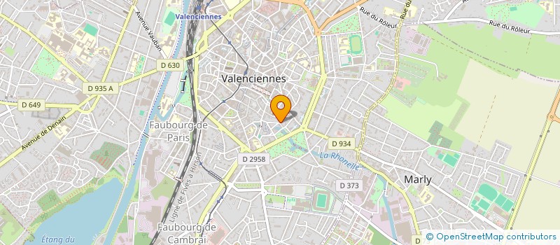 localisation de l'entreprise FIPACE  VALENCIENNES