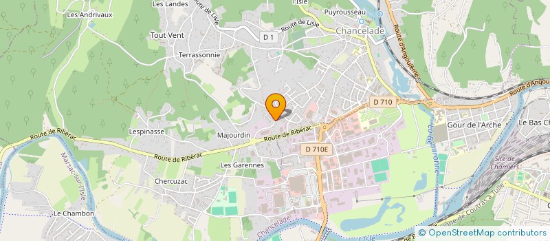 localisation de l'entreprise FIPAMY  CHANCELADE