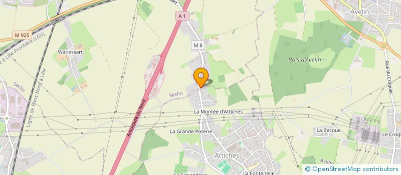 localisation de l'entreprise FIPARDEV  SECLIN