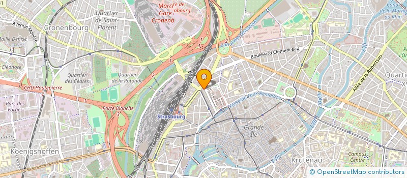 localisation de l'entreprise FIPARES  STRASBOURG
