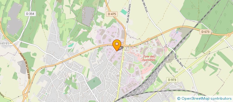 localisation de l'entreprise FIPARGEST à DOLE